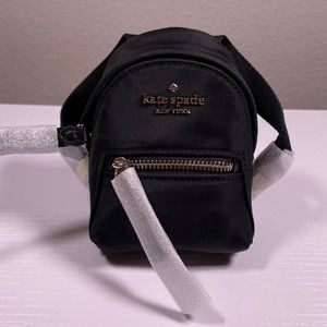 Kate Spade Chelsea Micro Black Backpack Coin Purse Keychain Novelty